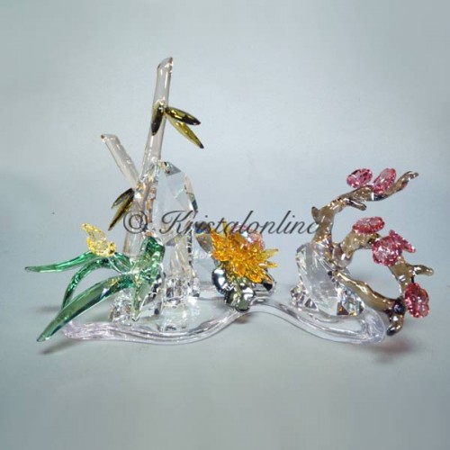 Swarovski Crystal | Asian Symbols | Four Noble Plants | 5283057